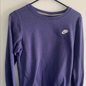 Purple Nike crewneck